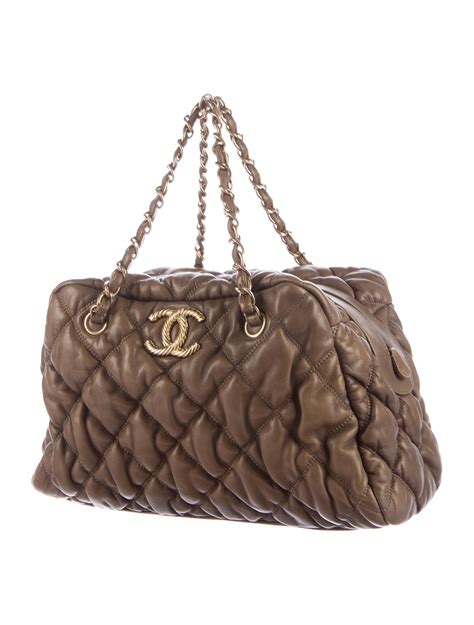 chanel bubble quilted bowler bag|Chanel Bubble Quilt Bowler Bag .